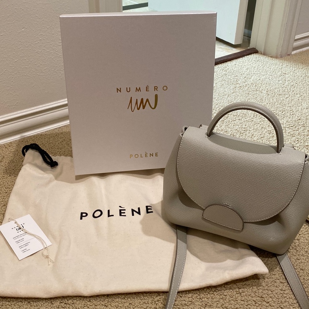 Polene numero un nano in chalk gray